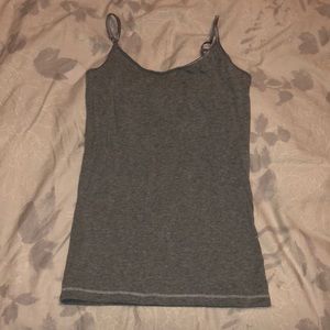 Plain gray cami